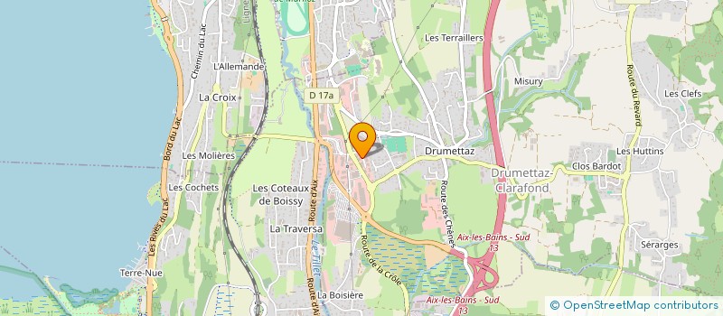 localisation de l'entreprise PM CONSULTING  DRUMETTAZ-CLARAFOND