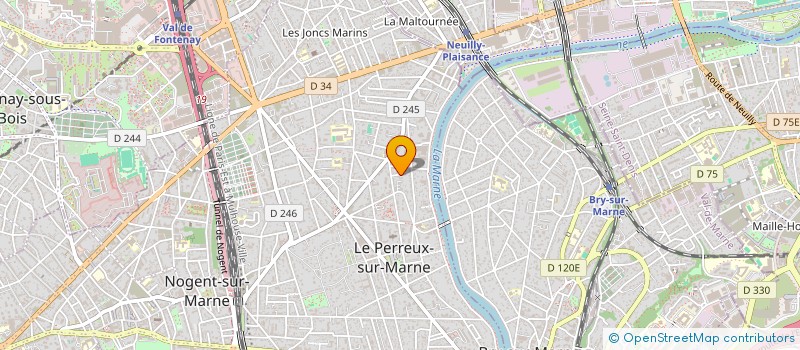 localisation de l'entreprise PM CONSULTING à LE PERREUX-SUR-MARNE