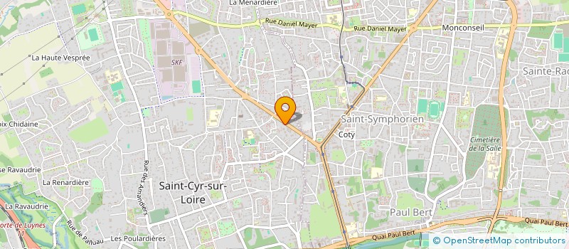 localisation de l'entreprise PM CONSULTING  SAINT-CYR-SUR-LOIRE