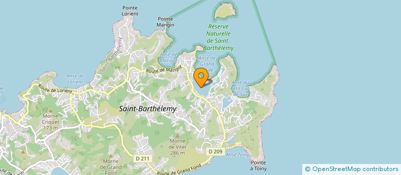 localisation de l'entreprise PM CONSULTING à SAINT BARTHELEMY