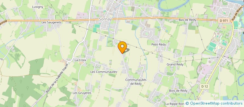 localisation de l'entreprise PM DENTAL  SORNAY