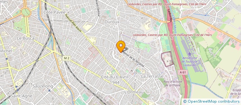 localisation de l'entreprise PM DEVELOPPEMENT à TOULOUSE