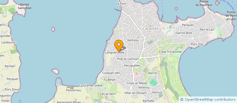 localisation de l'entreprise PM-DEVELOPPEMENT à CARANTEC