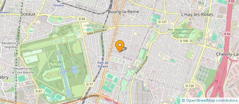 localisation de l'entreprise PM DEWOITINE à BOURG-LA-REINE