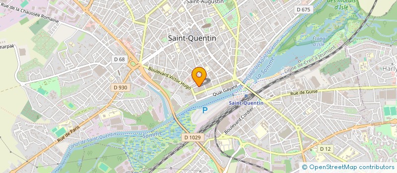 localisation de l'entreprise PM DIFFUSION à SAINT-QUENTIN