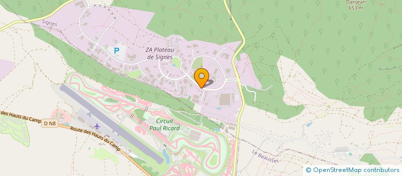 localisation de l'entreprise PM DIFFUSION à SIGNES
