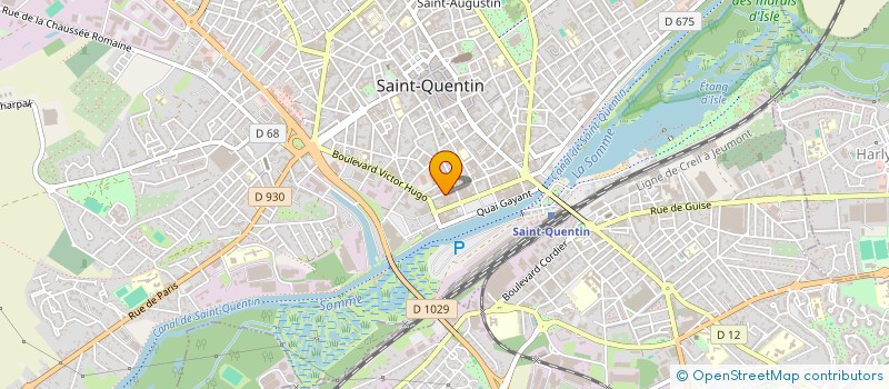 localisation de l'entreprise PM DIFFUSION à SAINT-QUENTIN