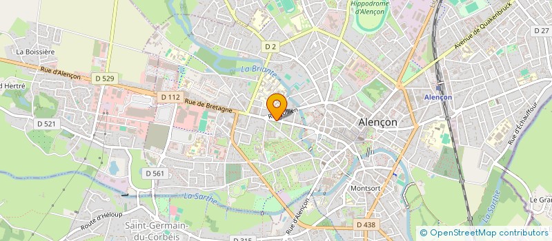 localisation de l'entreprise PM EDITIONS & CONSEILS à ALENCON