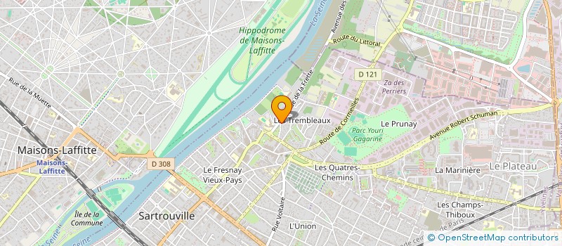 localisation de l'entreprise PM.ELEC à SARTROUVILLE