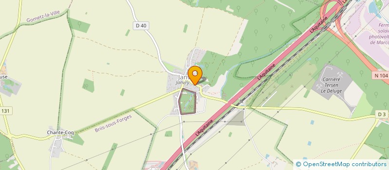 localisation de l'entreprise PM ENERGY  JANVRY