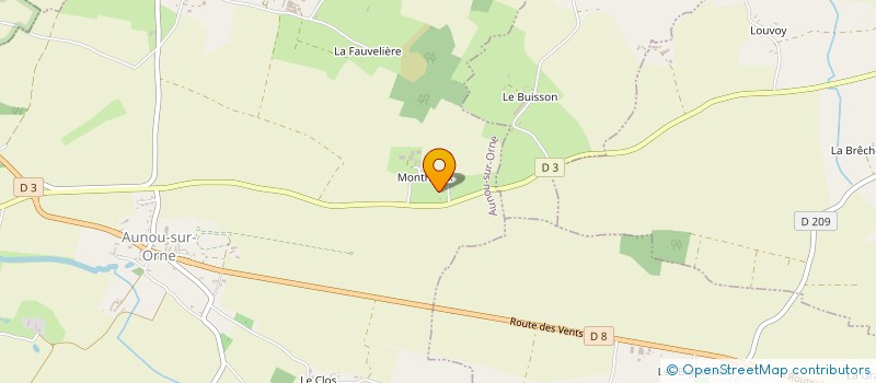 localisation de l'entreprise PM ENVIRONNEMENT GROUP à AUNOU SUR ORNE