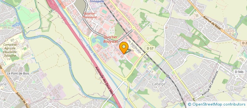 localisation de l'entreprise PM EVENEMENTS à LABEGE