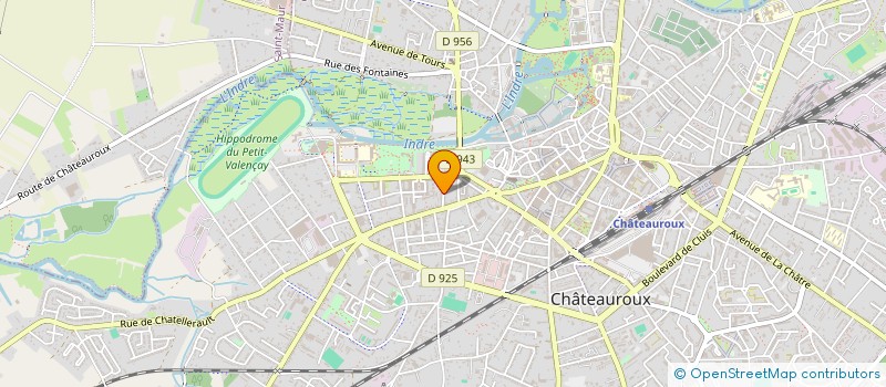 localisation de l'entreprise PM FINANCE à CHATEAUROUX