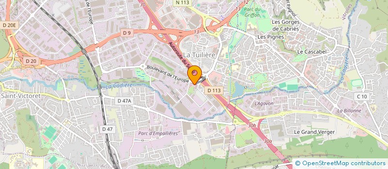 localisation de l'entreprise PM FINITIONS à VITROLLES