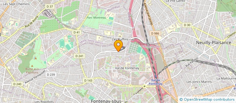 localisation de l'entreprise PM FORTUNA à FONTENAY-SOUS-BOIS