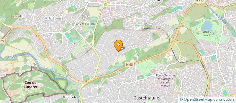 localisation de l'entreprise PM GESTION à CASTELNAU-LE-LEZ
