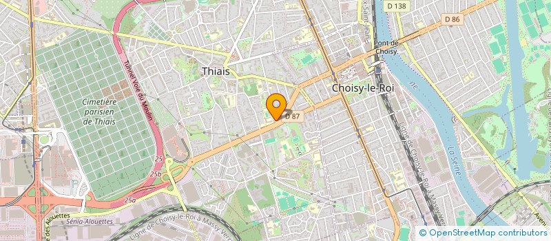 localisation de l'entreprise PM GESTION  THIAIS