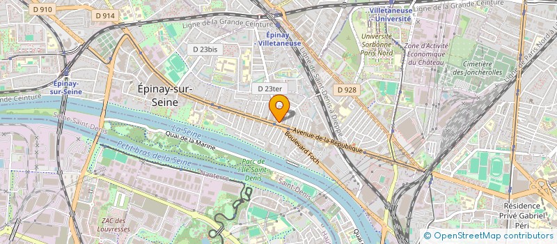 localisation de l'entreprise PM GLOBAL à EPINAY-SUR-SEINE
