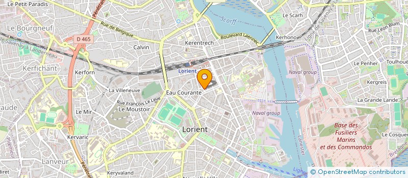 localisation de l'entreprise PM-IMMO  LORIENT