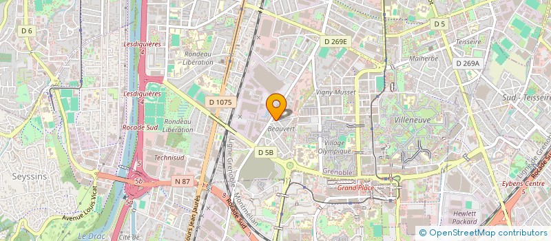 localisation de l'entreprise PM IMMO  GRENOBLE