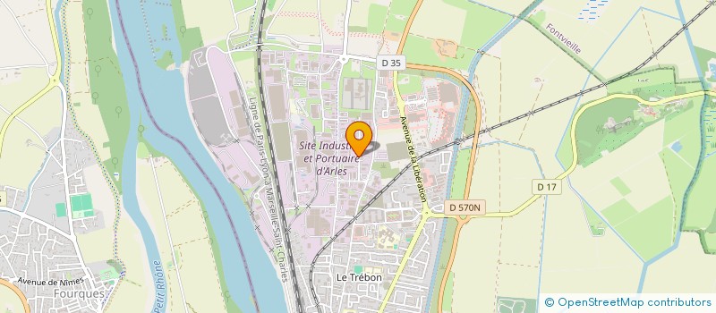localisation de l'entreprise PM IMMOBILIER à ARLES
