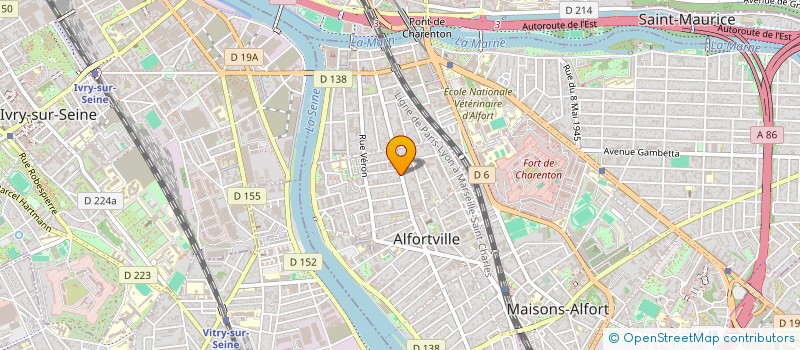 localisation de l'entreprise PM IMMOBILIER  ALFORTVILLE