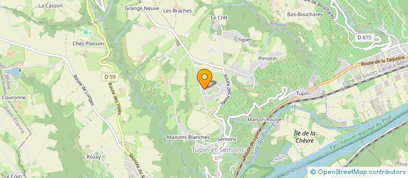 localisation de l'entreprise PM IMMOBILIER  TUPIN-ET-SEMONS