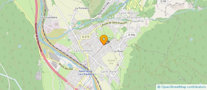 localisation de l'entreprise PM IMMOBILIER  SAINT-AVRE