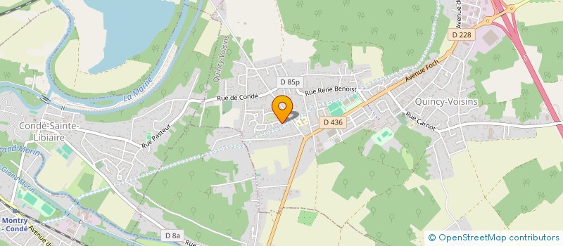 localisation de l'entreprise PM INITIATIVES  QUINCY-VOISINS