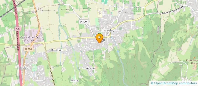 localisation de l'entreprise PM INVEST  CHASSELAY