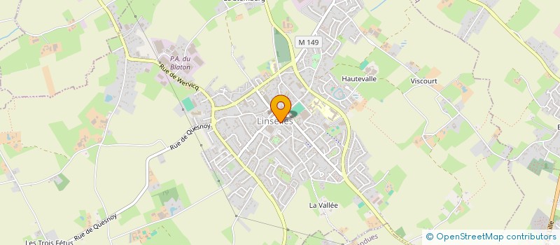 localisation de l'entreprise PM INVEST  LINSELLES