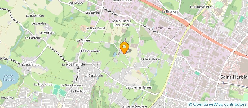 localisation de l'entreprise PM INVESTISSEMENTS à SAINT-HERBLAIN