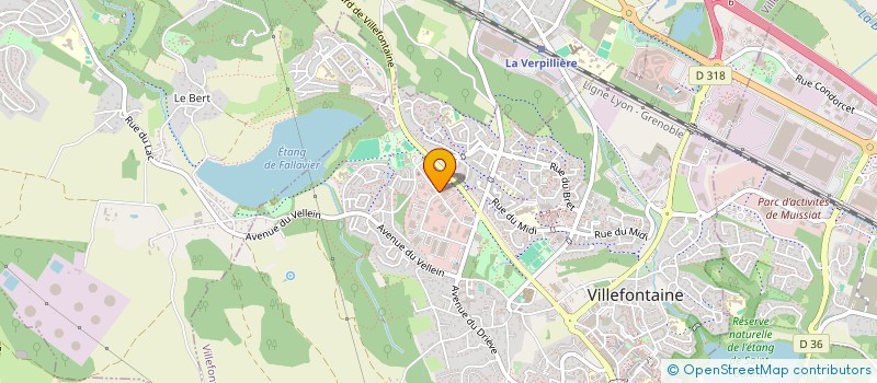 localisation de l'entreprise PM-K  VILLEFONTAINE