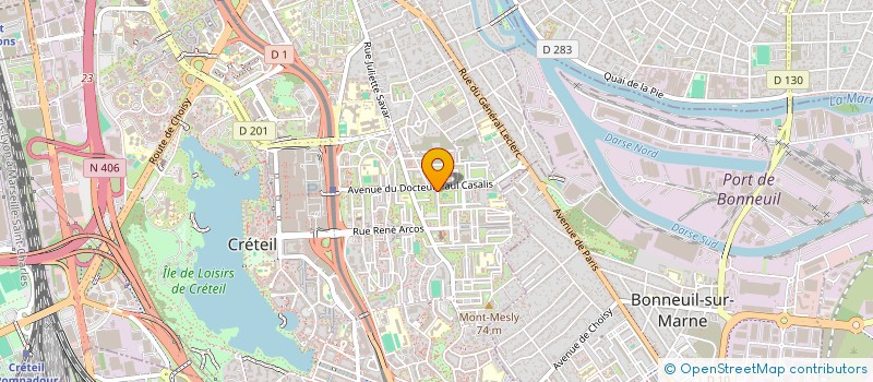 localisation de l'entreprise PM-K BATIMENT à CRETEIL
