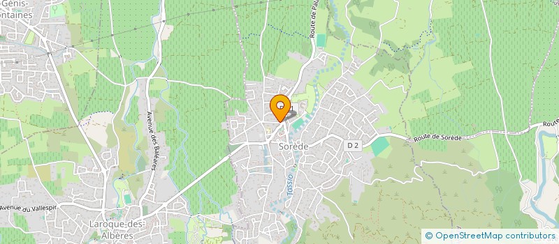 localisation de l'entreprise PM KINE  SOREDE