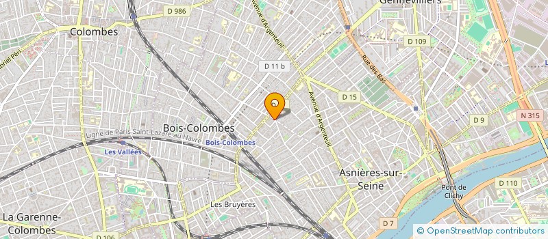 localisation de l'entreprise PM METAL à ASNIERES-SUR-SEINE