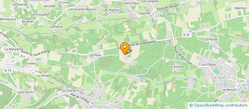 localisation de l'entreprise PM OUTDOOR à PORTE-DES-PIERRES-DOREES