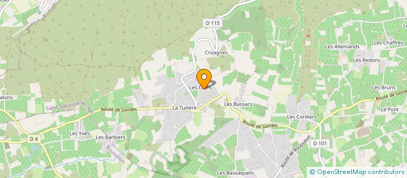 localisation de l'entreprise PM.PASCALE MESTRE à SAINT-SATURNIN-LES-APT
