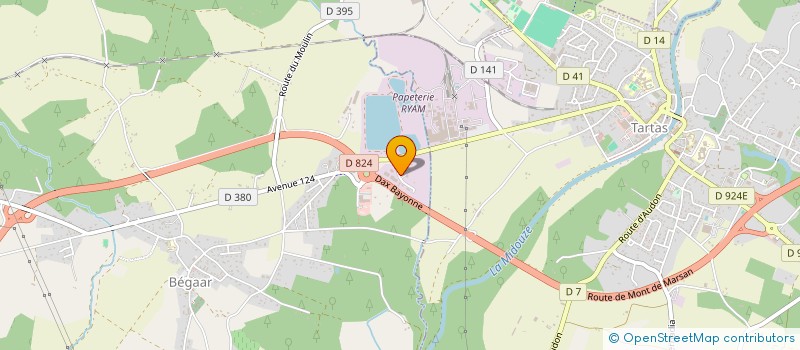 localisation de l'entreprise PM PISCINE SHOP  BEGAAR