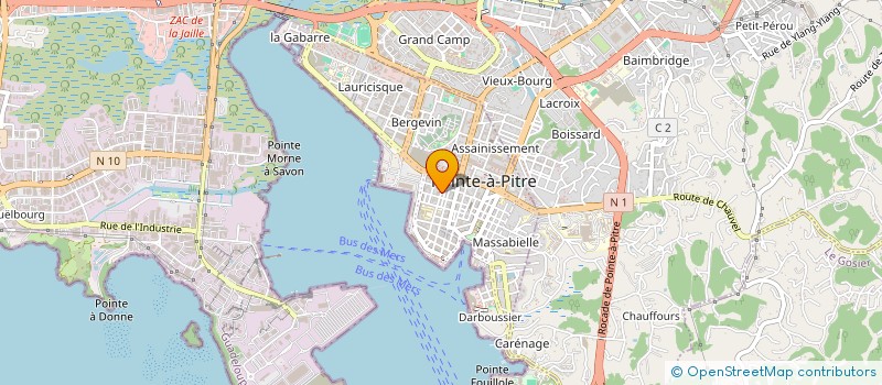 localisation de l'entreprise PM STUDIO à POINTE-A-PITRE