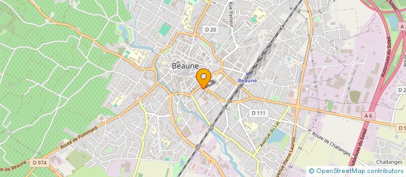 localisation de l'entreprise PM TEXTILE à BEAUNE