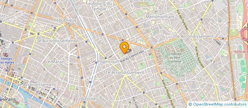 localisation de l'entreprise PM THIERRACHE à PARIS