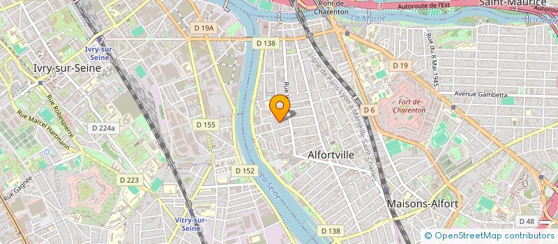 localisation de l'entreprise PM19 à ALFORTVILLE