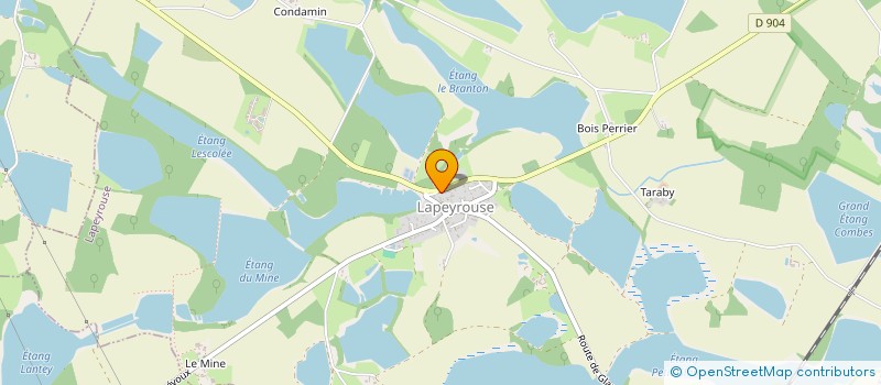 localisation de l'entreprise PM2A à LAPEYROUSE