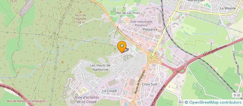 localisation de l'entreprise PM2A à NARBONNE