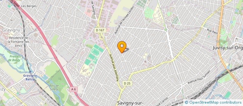 localisation de l'entreprise PM2C à SAVIGNY-SUR-ORGE