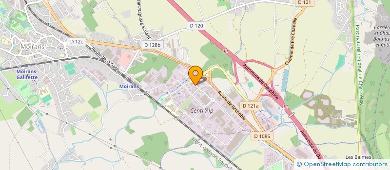 localisation de l'entreprise PM38 INVEST  MOIRANS