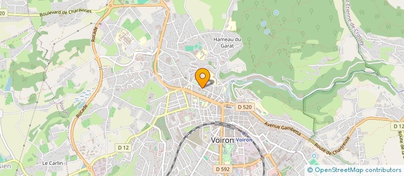localisation de l'entreprise PM3C à VOIRON