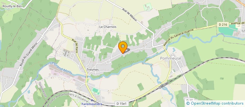 localisation de l'entreprise PM3E  POMMEUSE