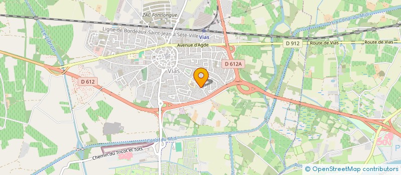 localisation de l'entreprise PMA  VIAS